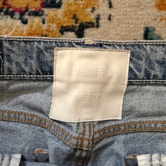 MOTHER Superior The Swooner Rascal Ankle Jeans Womens Size 28 Signs & Symbols - Picture 6 of 12